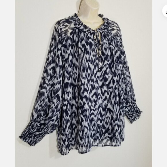 CALVIN KLEIN Top Blouse 6408E1M - Picture 2 of 8